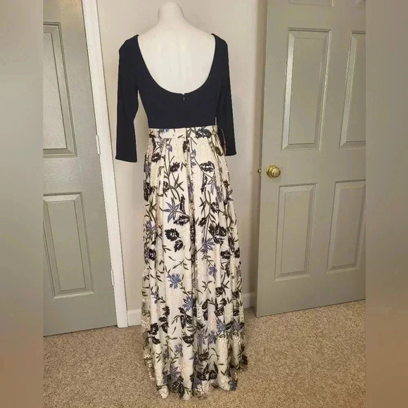 Anthropologie BHLDN Gianni Floral Embroidered Lace Dress(10)NWT - Picture 6 of 16